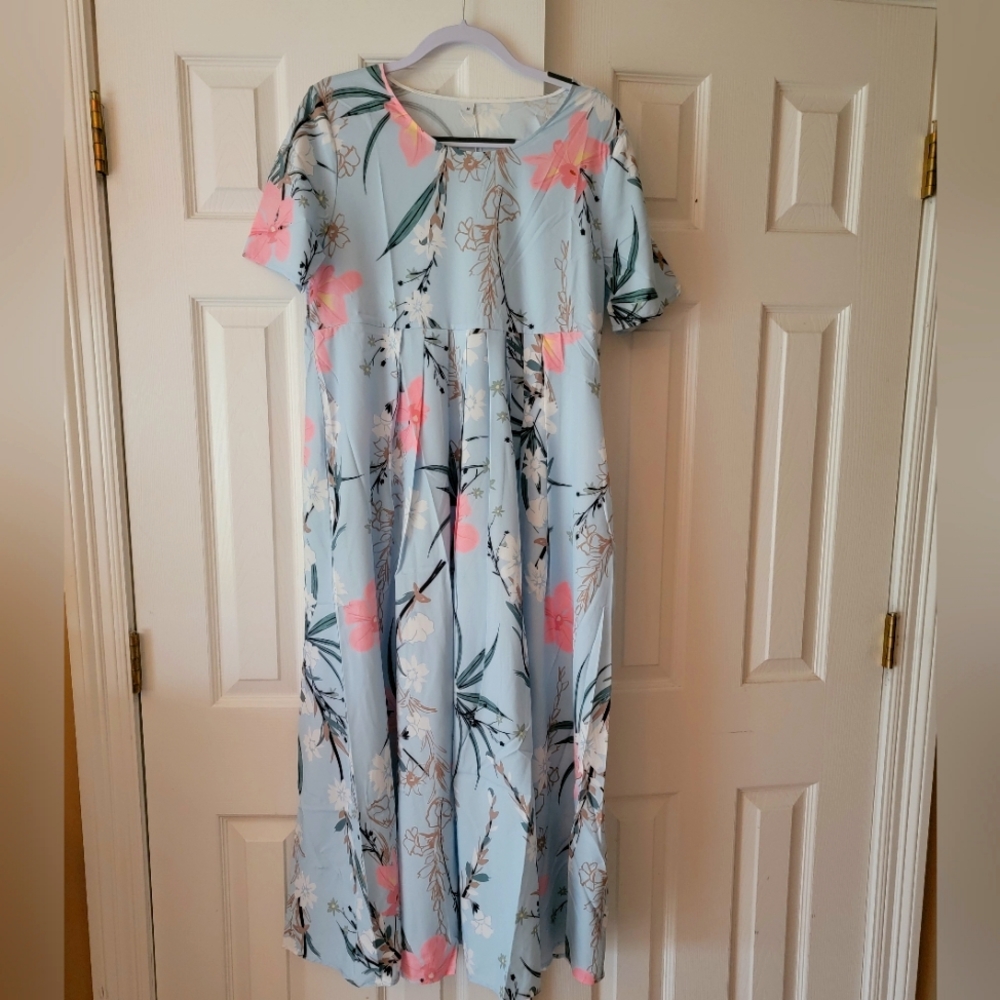 Dress, floral, size Med.